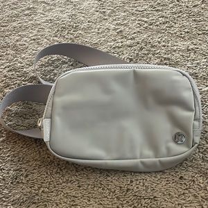 Gray lululemon belt bag